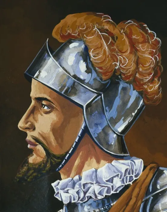 Framed Print : NUхZ DE BALBOA, Vasco (1475-1517). Spanish discoverer Framed Print : NUхZ DE BALBOA, Vasco (1475-1517). Spanish discoverer
