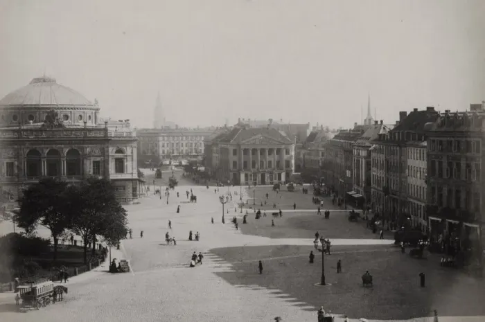 Framed Print : Nytorv square and public buildings, Copenhaven, Denmark Framed Print : Nytorv square and public buildings, Copenhaven, Denmark