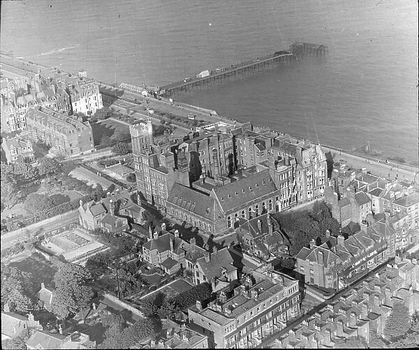 O E Simmonds aerial view of Granville Hotel Ramsgate Kent
