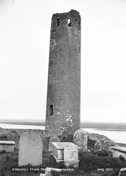 Framed Print : O Rourkes Round Tower, Clonmacnois Framed Print : O Rourkes Round Tower, Clonmacnois