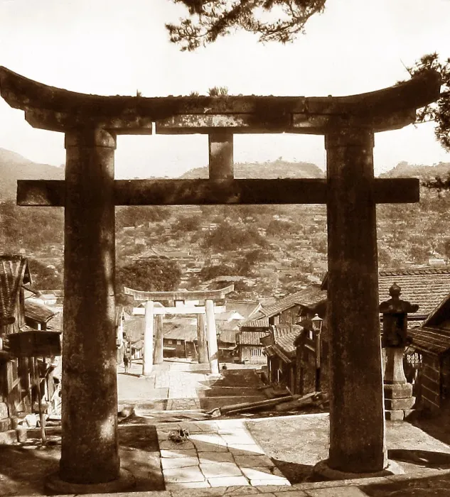 Framed Print : O-Suwa Temple, Nagasaki, japan Framed Print : O-Suwa Temple, Nagasaki, japan