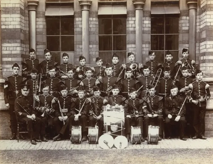 Framed Print : O. T. C. band, Rugby School, 1905 Framed Print : O. T. C. band, Rugby School, 1905