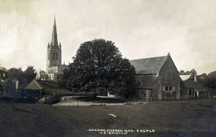 Framed Print : Oakham Church and Castle Framed Print : Oakham Church and Castle
