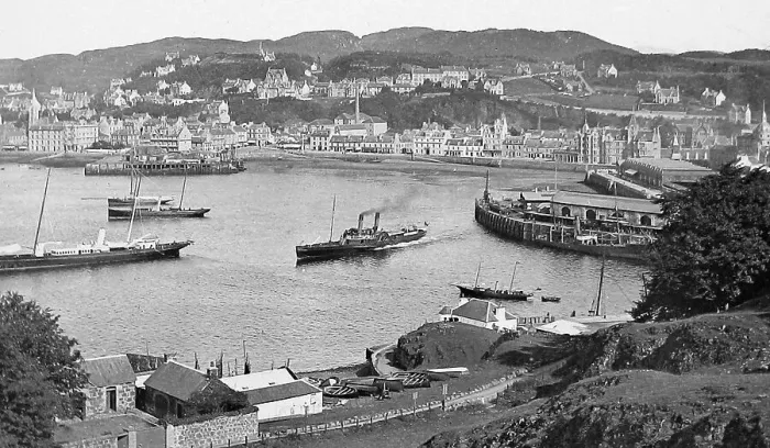 Framed Print : Oban Bay Victorian period Framed Print : Oban Bay Victorian period