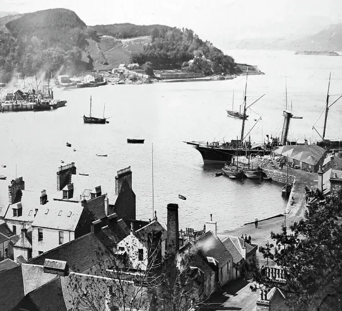 Framed Print : Oban, Scotland, Victorian period Framed Print : Oban, Scotland, Victorian period