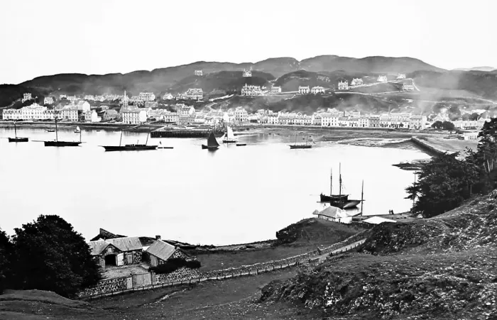 Framed Print : Oban, Victorian period Framed Print : Oban, Victorian period