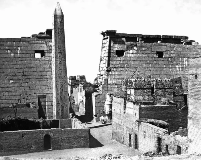 Framed Print : Obelisk at Karnak, Egypt Framed Print : Obelisk at Karnak, Egypt
