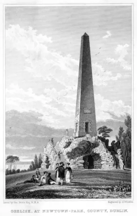 Framed Print : Obelisk / Newton Park Framed Print : Obelisk / Newton Park