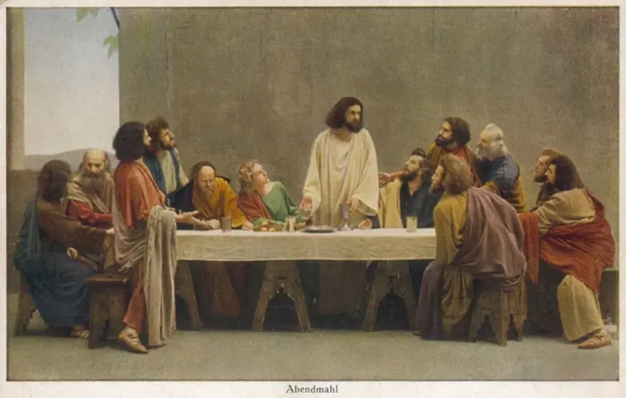 Framed Print : Oberammergau - Supper Framed Print : Oberammergau - Supper