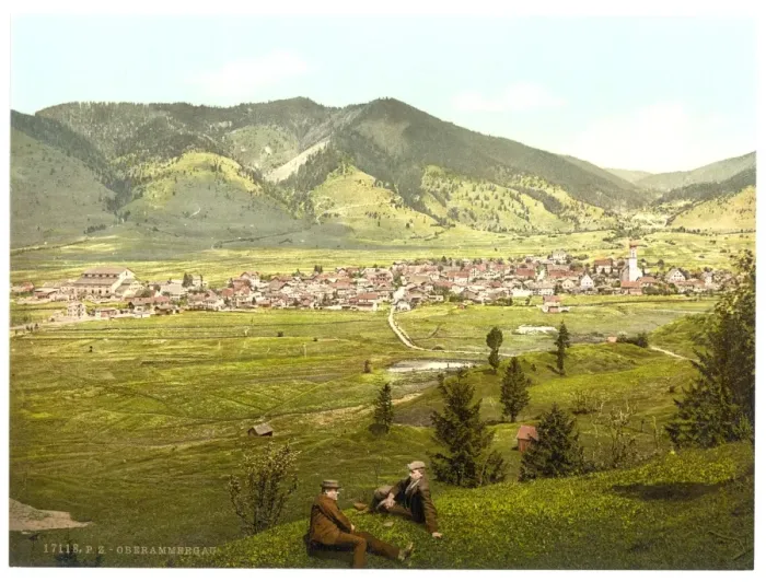 Framed Print : Oberammergau, Upper Bavaria, Germany Framed Print : Oberammergau, Upper Bavaria, Germany