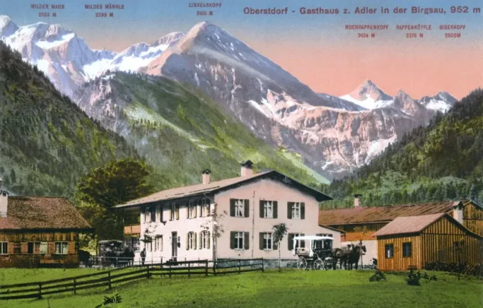Framed Print : Oberstdorf, Bavaria, Germany Framed Print : Oberstdorf, Bavaria, Germany