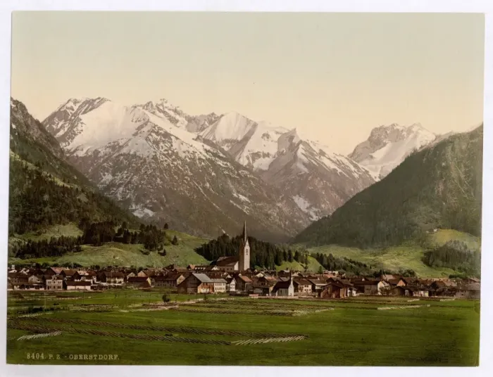 Framed Print : Oberstdorf, Bavaria, Germany Framed Print : Oberstdorf, Bavaria, Germany
