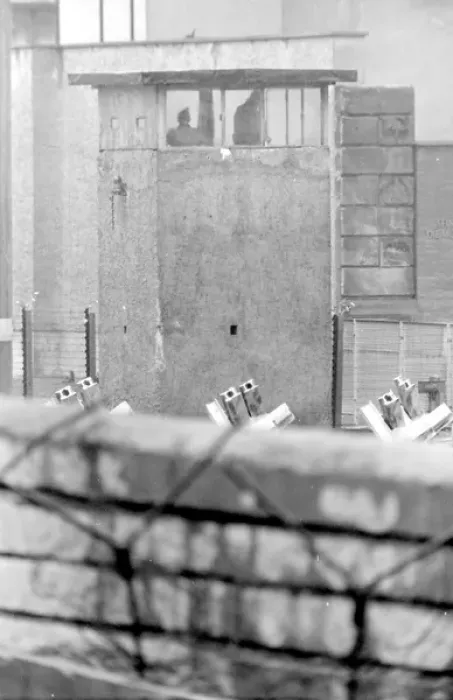 Framed Print : Observation post near Berlin Wall, Berlin, Germany Framed Print : Observation post near Berlin Wall, Berlin, Germany