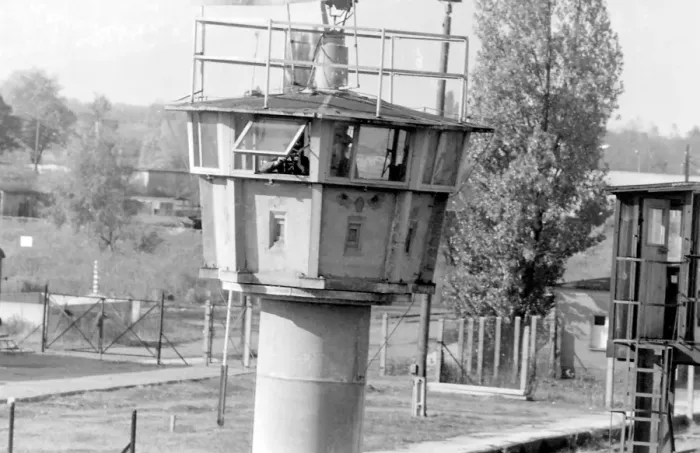 Framed Print : Observation tower near Berlin Wall, Berlin, Germany Framed Print : Observation tower near Berlin Wall, Berlin, Germany