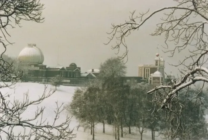 Framed Print : Observatory in Snow - 1 Framed Print : Observatory in Snow - 1