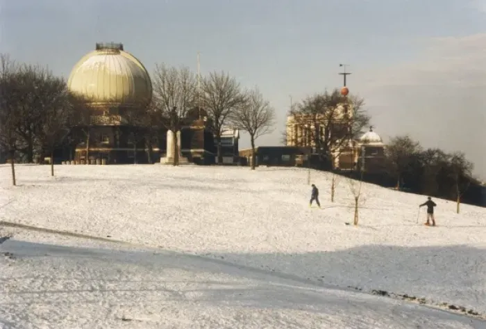 Framed Print : Observatory in Snow - 2 Framed Print : Observatory in Snow - 2