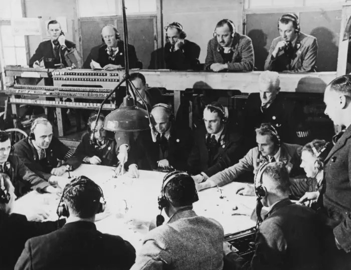 Framed Print : Observer Corps Centre, World War II Framed Print : Observer Corps Centre, World War II