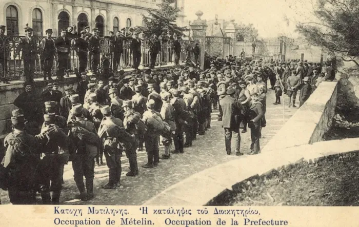 Framed Print : The Occupation of the Prefecture at Lesbos Framed Print : The Occupation of the Prefecture at Lesbos