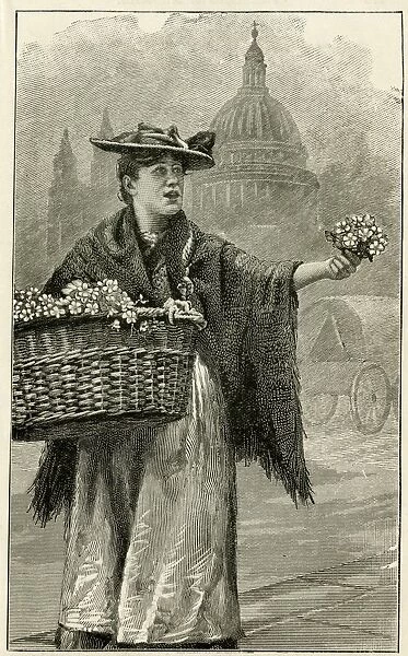 Occupations 1897 - London Flower Seller