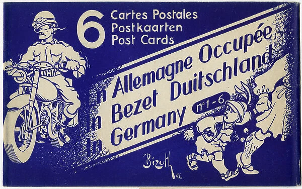 Occupied Germany - Postcard Pack - Cartoons
