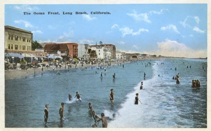 Framed Print : Ocean Front, Long Beach, California, USA Framed Print : Ocean Front, Long Beach, California, USA