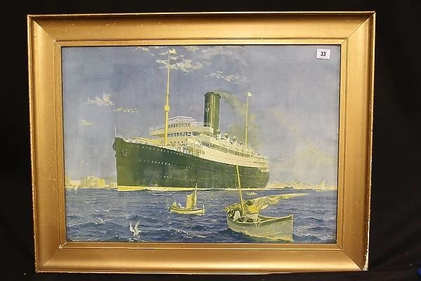 Ocean liner of the Anchor Line steamship company