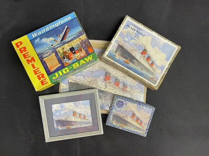 Framed Print : Ocean liner jigsaw puzzles Framed Print : Ocean liner jigsaw puzzles