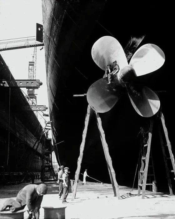 Framed Print : Ocean liner propellor, possibly RMS Majestic Framed Print : Ocean liner propellor, possibly RMS Majestic