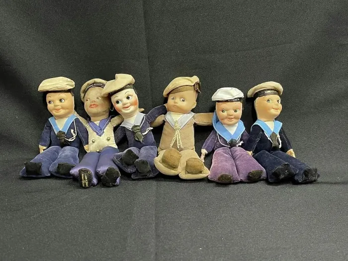 Framed Print : Ocean liner souvenir dolls by Norah Wellins Framed Print : Ocean liner souvenir dolls by Norah Wellins