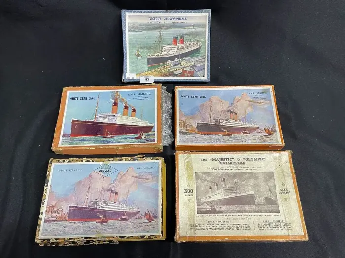 Framed Print : Ocean liners - Cunard and White Star jigsaws Framed Print : Ocean liners - Cunard and White Star jigsaws