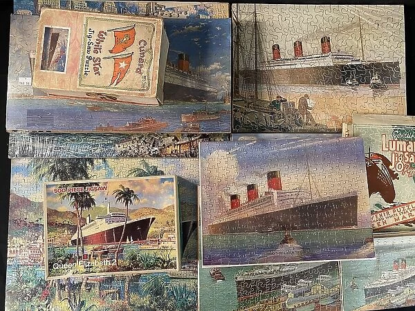 Ocean Liners - selection of jigsaw puzzles
