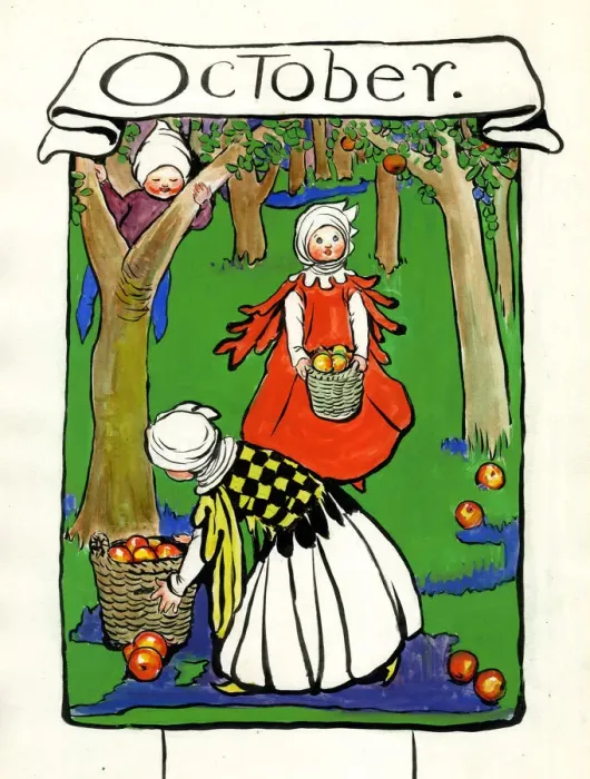Framed Print : October, by Minnie Asprey Framed Print : October, by Minnie Asprey