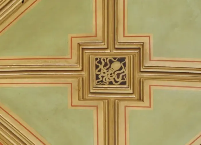 Framed Print : Octopus ceiling panel