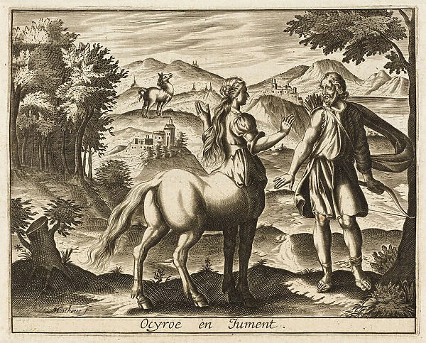 Ocyrrhoe - Mare. The daughter of the centaur Chiron tells Aesculapius that