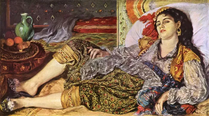 Framed Print : Odalisque, by Renoir Framed Print : Odalisque, by Renoir