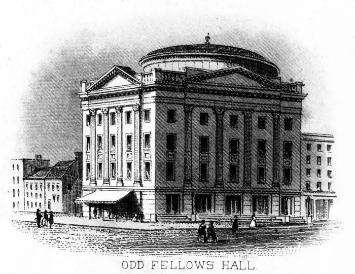 Framed Print : Odd Fellows Hall, New York City, USA Framed Print : Odd Fellows Hall, New York City, USA