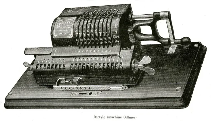 Framed Print : ODHNERS CALCULATOR 1904 Framed Print : ODHNERS CALCULATOR 1904