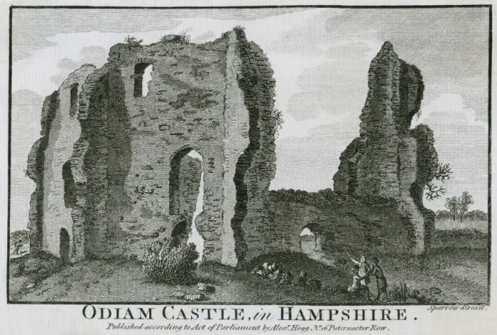 Framed Print : Odiham Castle Framed Print : Odiham Castle