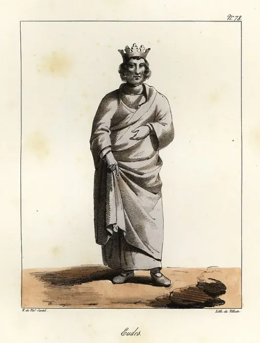 Framed Print : Odo or Eudes (c. 857-898), King of the West Franks, Robertian dy Framed Print : Odo or Eudes (c. 857-898), King of the West Franks, Robertian dy