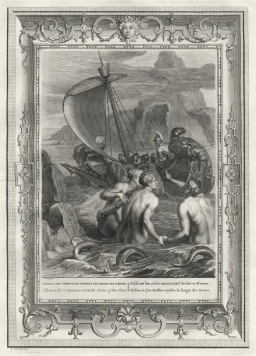 Framed Print : Odysseus & Sirens Framed Print : Odysseus & Sirens