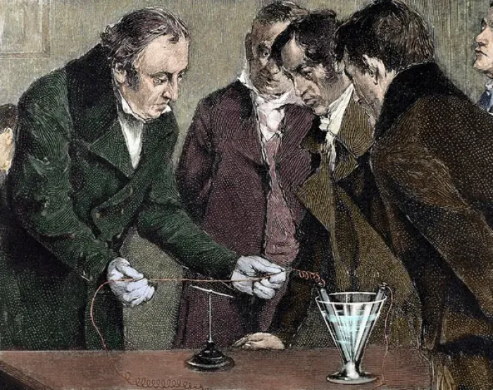 Framed Print : Oersted, Hans Christian (1777-1851). Danish physicist Framed Print : Oersted, Hans Christian (1777-1851). Danish physicist