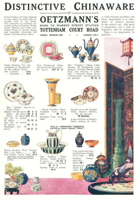 Framed Print : Oetzmann Advertisement Framed Print : Oetzmann Advertisement