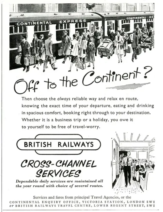 Framed Print : Off to the Continent? - British Railways Cross-Channel Framed Print : Off to the Continent? - British Railways Cross-Channel