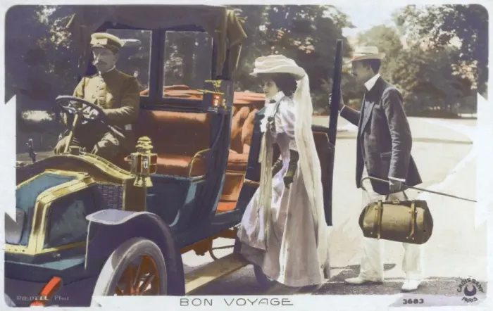 Framed Print : Off for a ride in a taxi