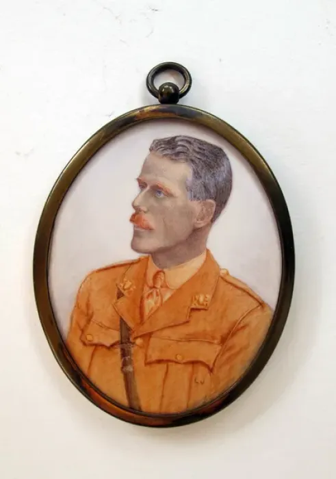 Framed Print : Officer of the 2nd County of London Yeomanry, WW1 Framed Print : Officer of the 2nd County of London Yeomanry, WW1