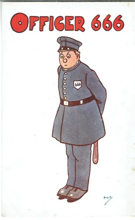 Framed Print : Officer 666 by Augustin McHugh Framed Print : Officer 666 by Augustin McHugh