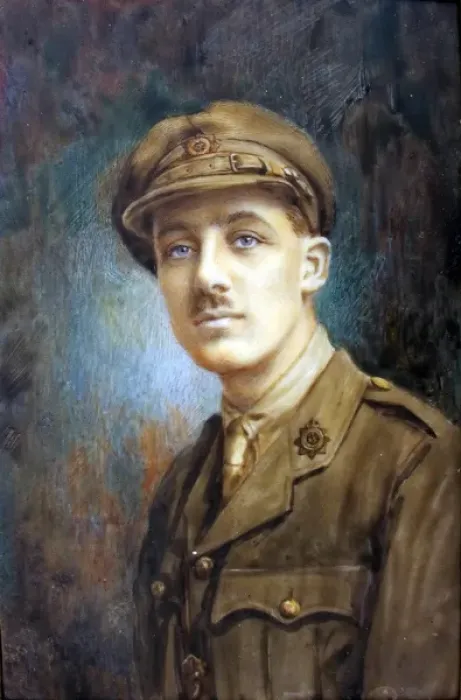 Framed Print : Officer of the Devonshire Regiment Framed Print : Officer of the Devonshire Regiment