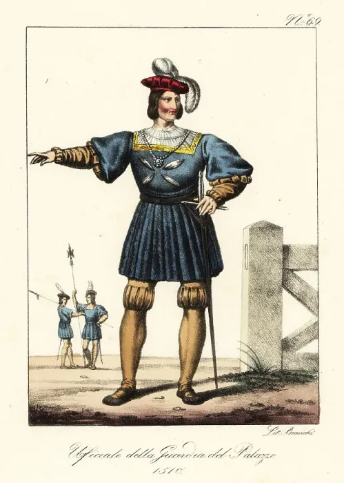 Framed Print : Officer of the French Palace Guards, 1510 Framed Print : Officer of the French Palace Guards, 1510