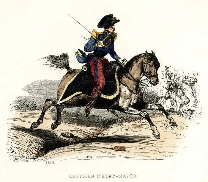 Framed Print : Officer of the General Staff of the French Army Framed Print : Officer of the General Staff of the French Army