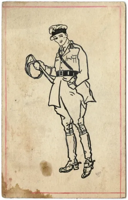 Framed Print : Officer by George Ranstead Framed Print : Officer by George Ranstead